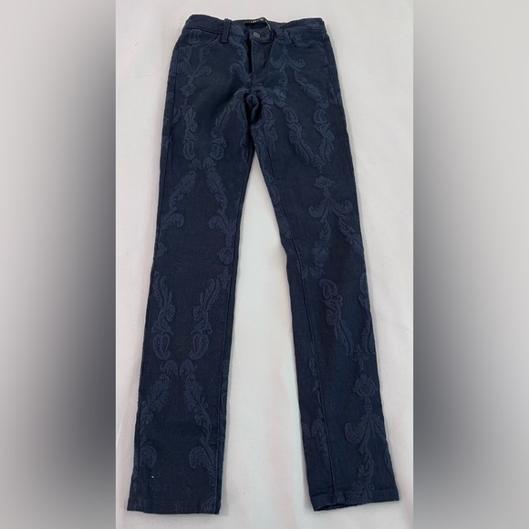 J‎ BRAND WOMEN'S MID RISE NAVY BLUE SUPER SKINNY JEANS 26 NWT - Picture 1 of 10